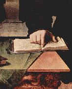 Angelo Bronzino Hand im aufgeschlagenem Buch oil painting